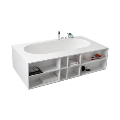 Wholesale cheap freestanding acrylic solid surface bathtub